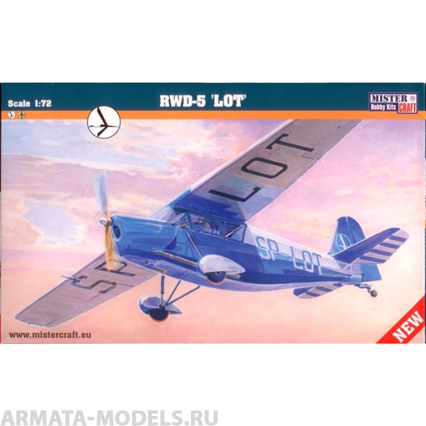 B-84 Самолет RWD-5 LOT MISTERCRAFT