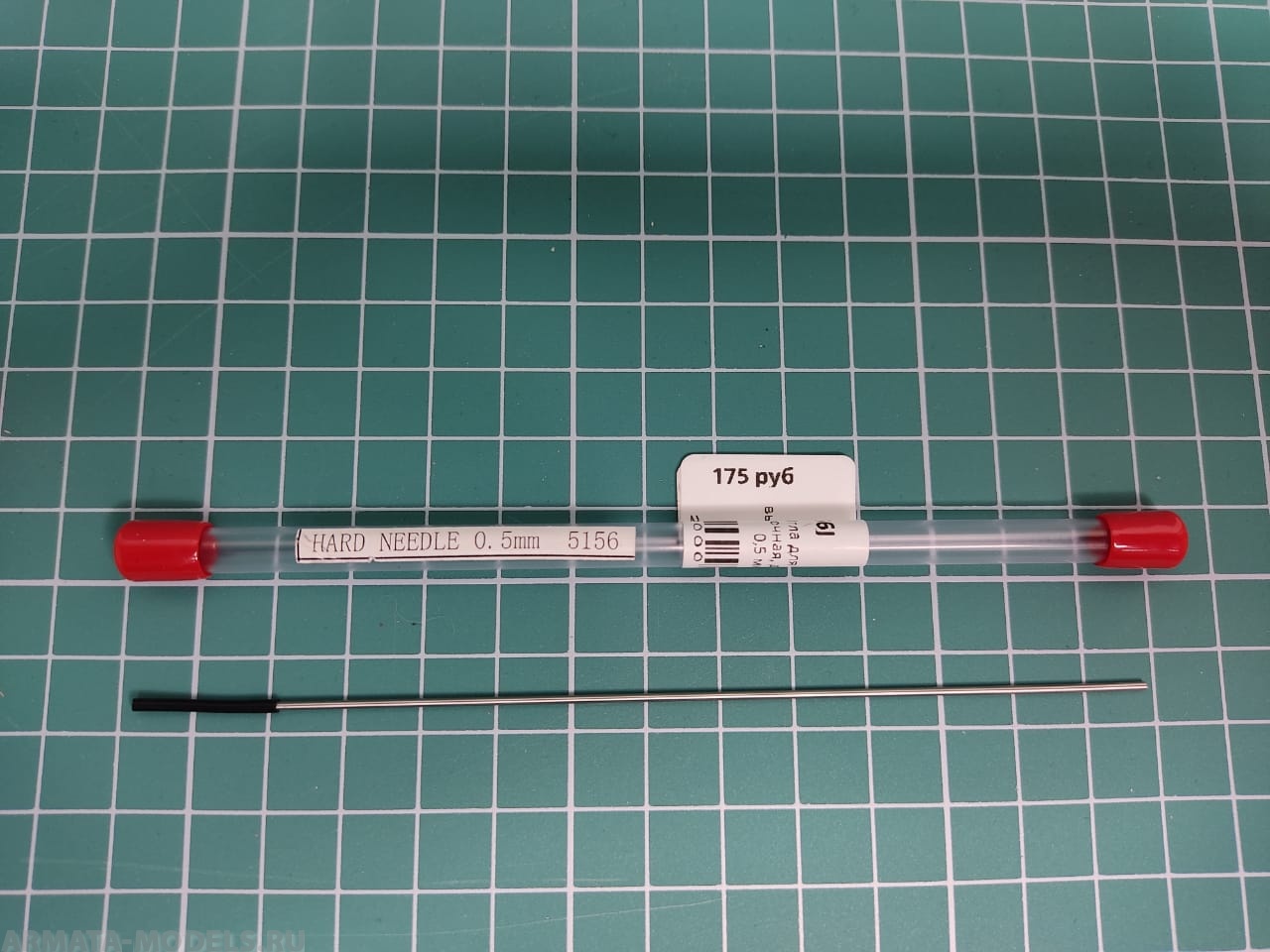 5156J Игла для аэрографа высокопрочная, длина 130 мм, 0,5 мм