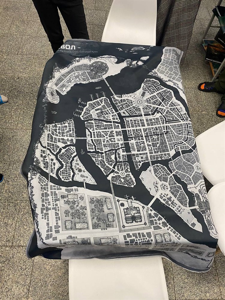 STBID05-2ST Клинки во тьме. Большой план города Дасквол