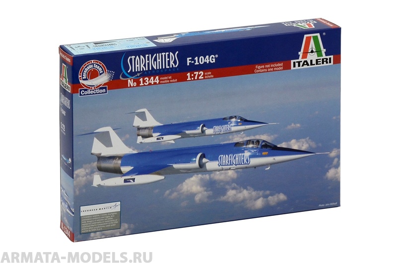 1344ИТ Самолет F-104 Starfighter steam Italeri