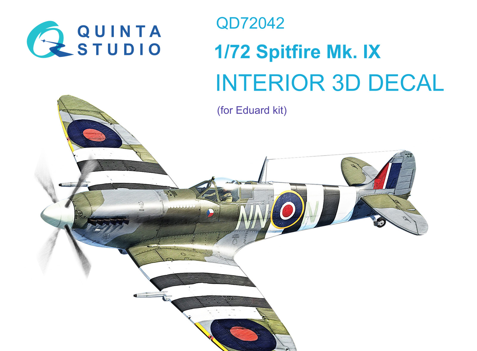 QD72042 3D Декаль интерьера кабины Spitfire Mk.IX (Eduard)