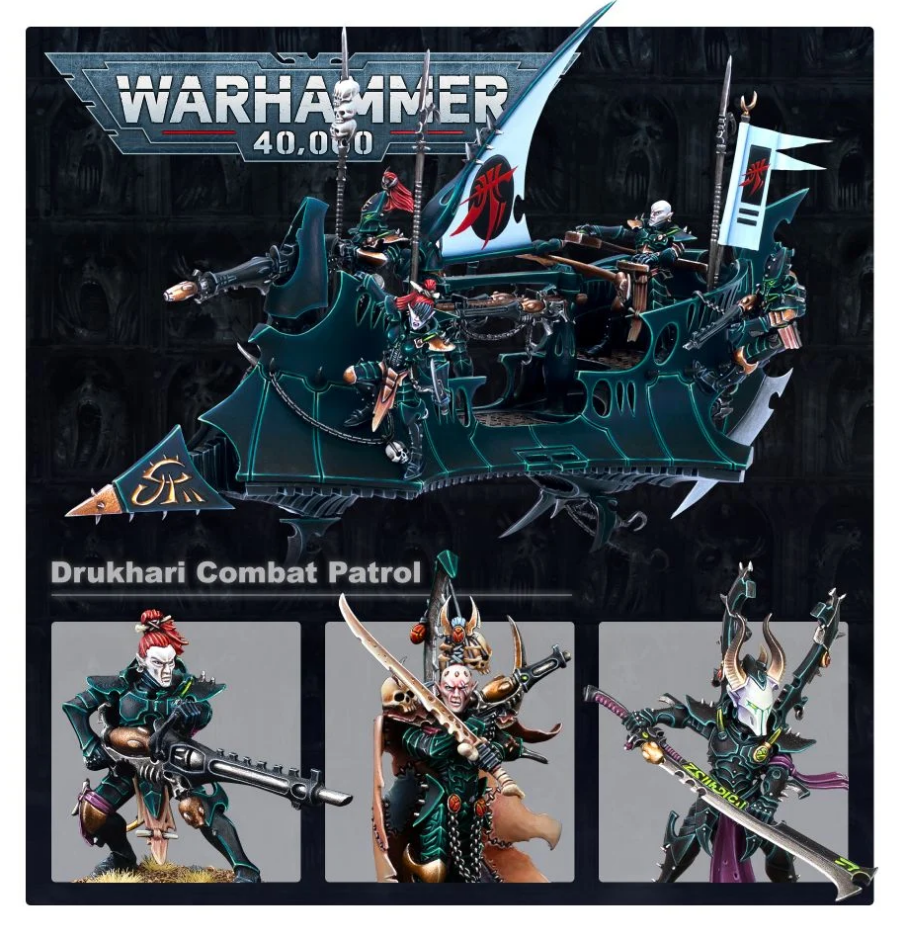 45-43GW Набор Боевой Патруль. Друкари (Combat Patrol Drukhari)