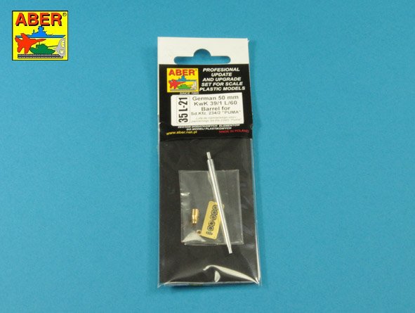 ABR-35-L-21  Дополнения для  German 50mm KwK39/1 L/60 Barrel for Sd.Kfz.234/2 ”PUMA” для  1/35