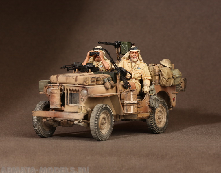 3570SOGA Crew of the Jeep SAS. North Africa.1941-42 #4 SOGA Miniatures