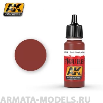 AK3015 Акриловая краска DARK SHADOW FLESH