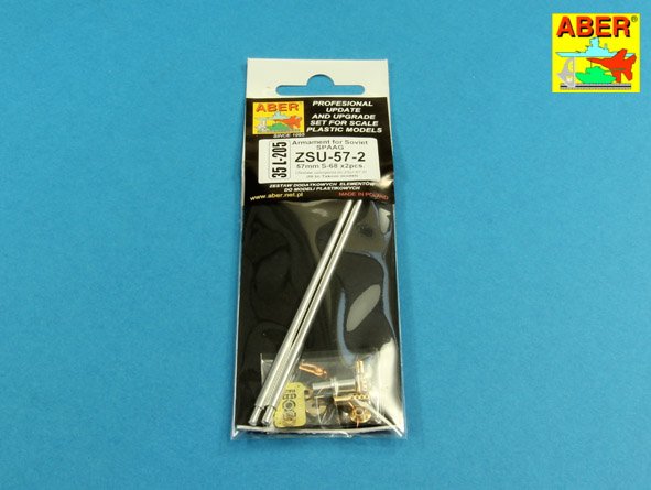 ABR-35-L-205  Дополнения для  Armament for Soviet SPAAG ZSU-57-2 57mm S-68 x2pcs. для Takom model 1/35