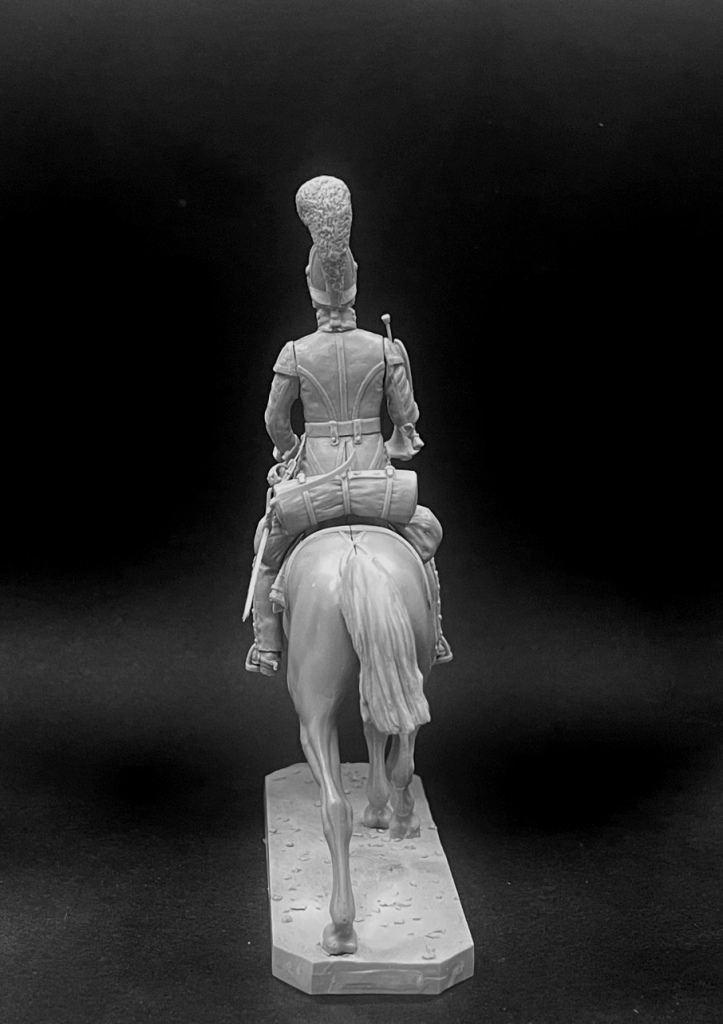 CHM-54294. Трубач Кавалергардского полка, Россия 1804-07 гг. 54 мм. Материал - смола. Chronos Miniatures