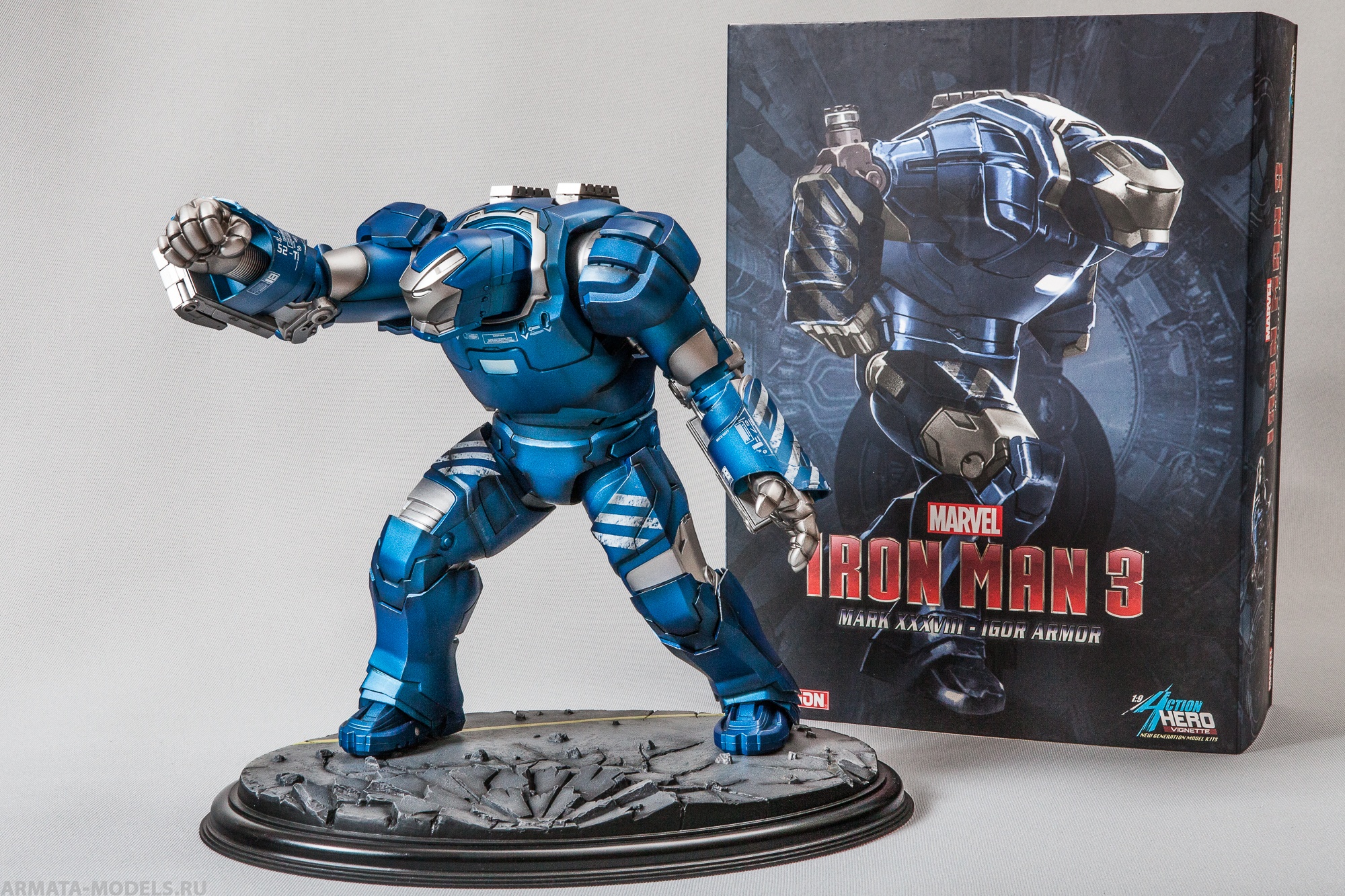 38124Д Железный Человек 3 - Mark 38 Igor Dragon