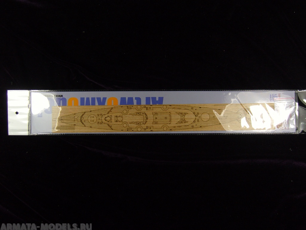 AW20046 Деревянная палуба для DKM Bismarck 26-27 May 1941