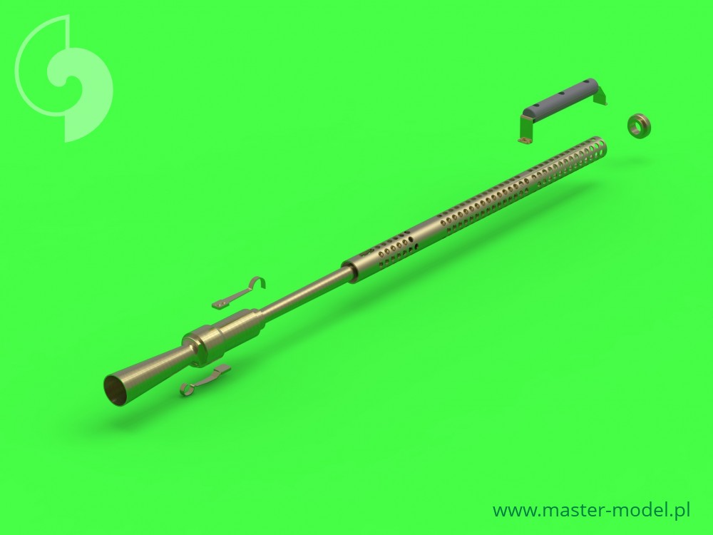 GM-35-010 КПВ - российский 14,5-мм крупнокалиберный пулемет - круглые отверстия для охлаждения - используется в зенитных комплексах ЗПУ-1/2/4 (1 шт.)