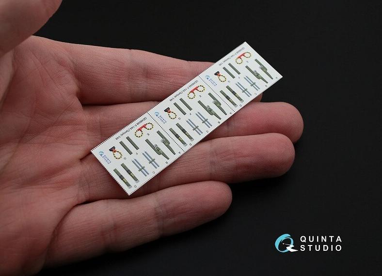 QD48048 1:48 3D Декаль интерьера кабины  F-14A (для модели Tamiya)