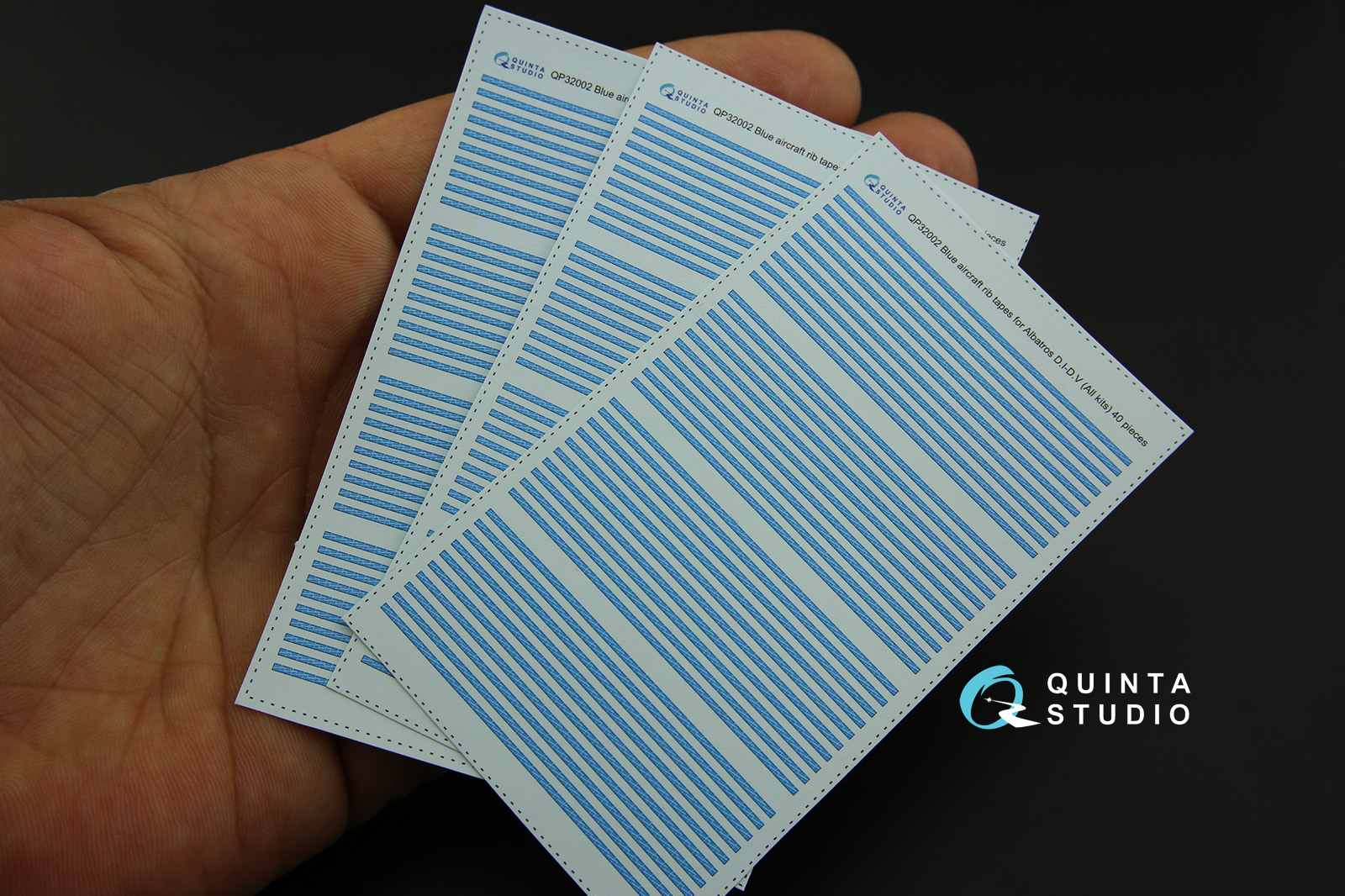 QP32002 Голубые киперные ленты для Albatros D.I-D.V (для любых моделей)