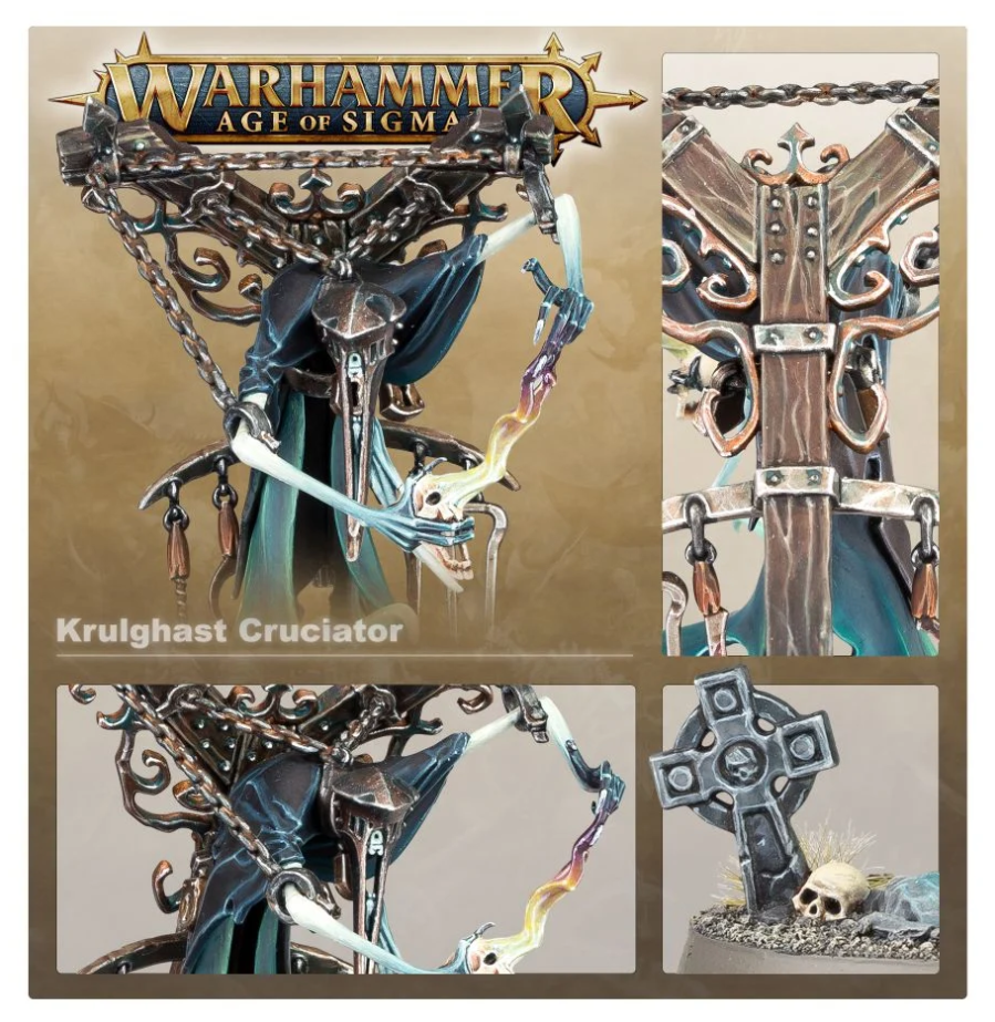 91-50GW Набор Ночное Убежище. Распятый Фантом (Nighthaunt Krulghast Cruciator)