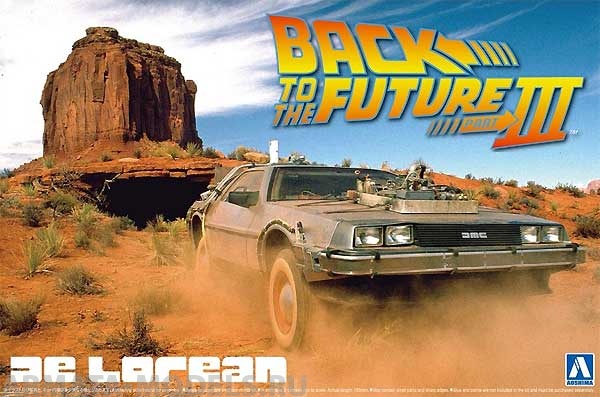 05918 Back To The Future DeLorean from Part III Aoshima