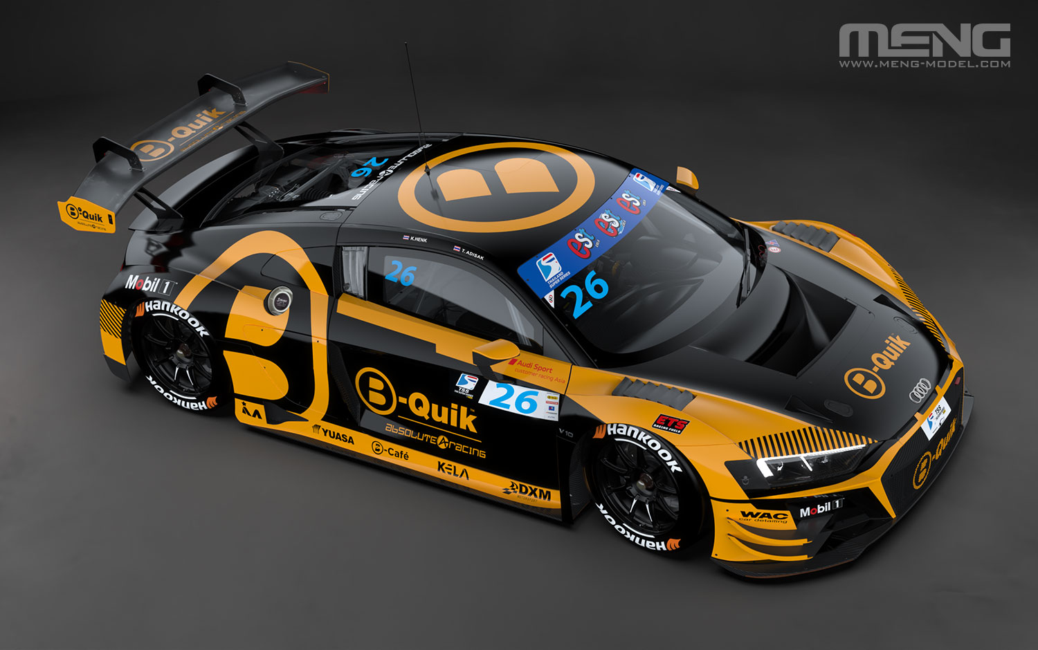 CS-011 Сборная модель Audi R8 LMS GT3 EVO II B-Quik B - Quik Meng