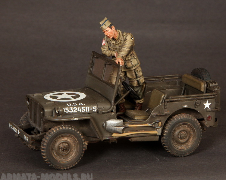 3510SOGA 1 Lieutenant, 101st Airborne, WW II SOGA Miniatures