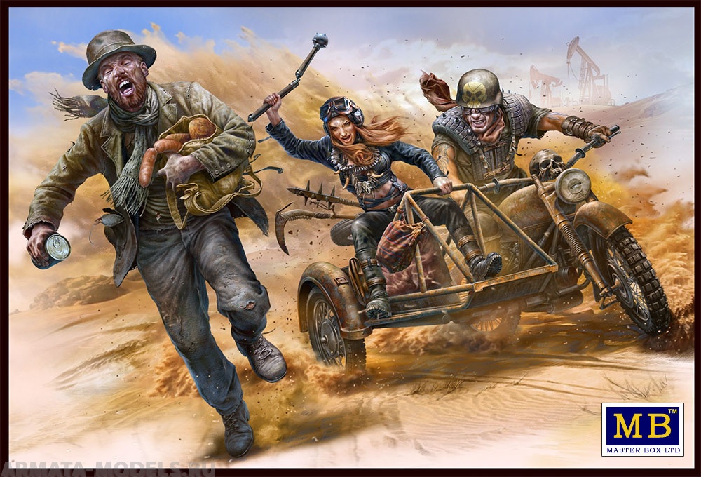 35140 Фигуры Серия битвы в пустыне, Клан Черепа. Поймать вора Master Box (MB)