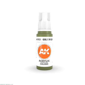 AK11139 Краска акриловая Golden Olive 17ml