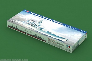 86507 Корабль French Navy Strasbourg Battleship (Hobby Boss) 1/350