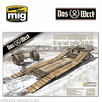 DW35002 Сборная модель Sonderanhanger 115 - 10t Tank Trailer Sd.Ah.1