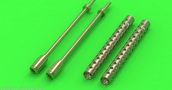 3544-2MP 75 мм ствол М2 и 37 мм ствол М6, 4 ствола пулемета Browning 1919A4. М3 Lee/Grant Academy #13206