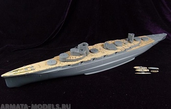 AW10041 Деревянная палуба для IJN Yamashiro