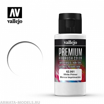 V-62061 Белый грунт  Vallejo Premium 60мл