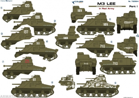 72064CD M3 Lee in Red Army  Part I