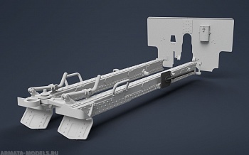 AM35617 Конверсия Зис-2, ранняя Зис-3 (накатник, щиток, ящик к щитку, две ручки, две станины, пробка для соединения станин в походное положение.)
