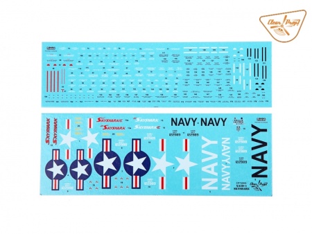 CP72005 XA2D-1 Douglas, Skyshark - CLEAR PROP Clear Prop