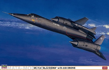 02041 Самолет  SR-71A BLACKBIRD w/D-21B DRONE