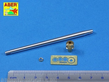 ABR-35-L-186  Дополнения для  U.S. 76 mm M1A2 barrel with muzzle brake for Sherman M4A3E8 tank для Tamiya 1/35