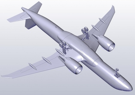 ЕЕ144152_3 Авиалайнер EMB 190E2 WIDEROE Восточный экспресс
